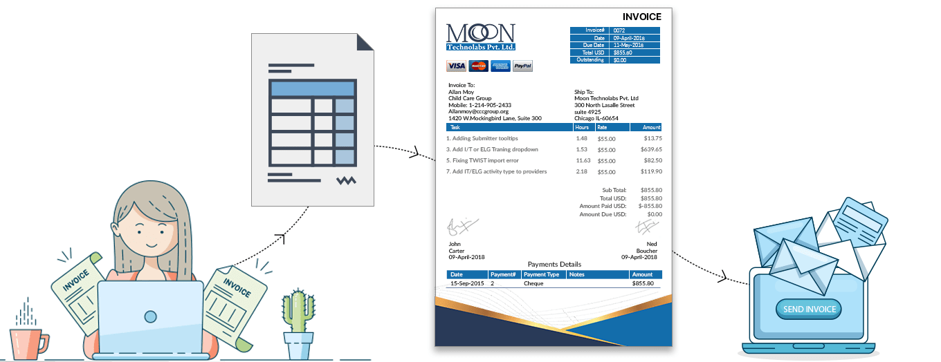 free invoice generator online invoice maker app moon invoice free invoices online download