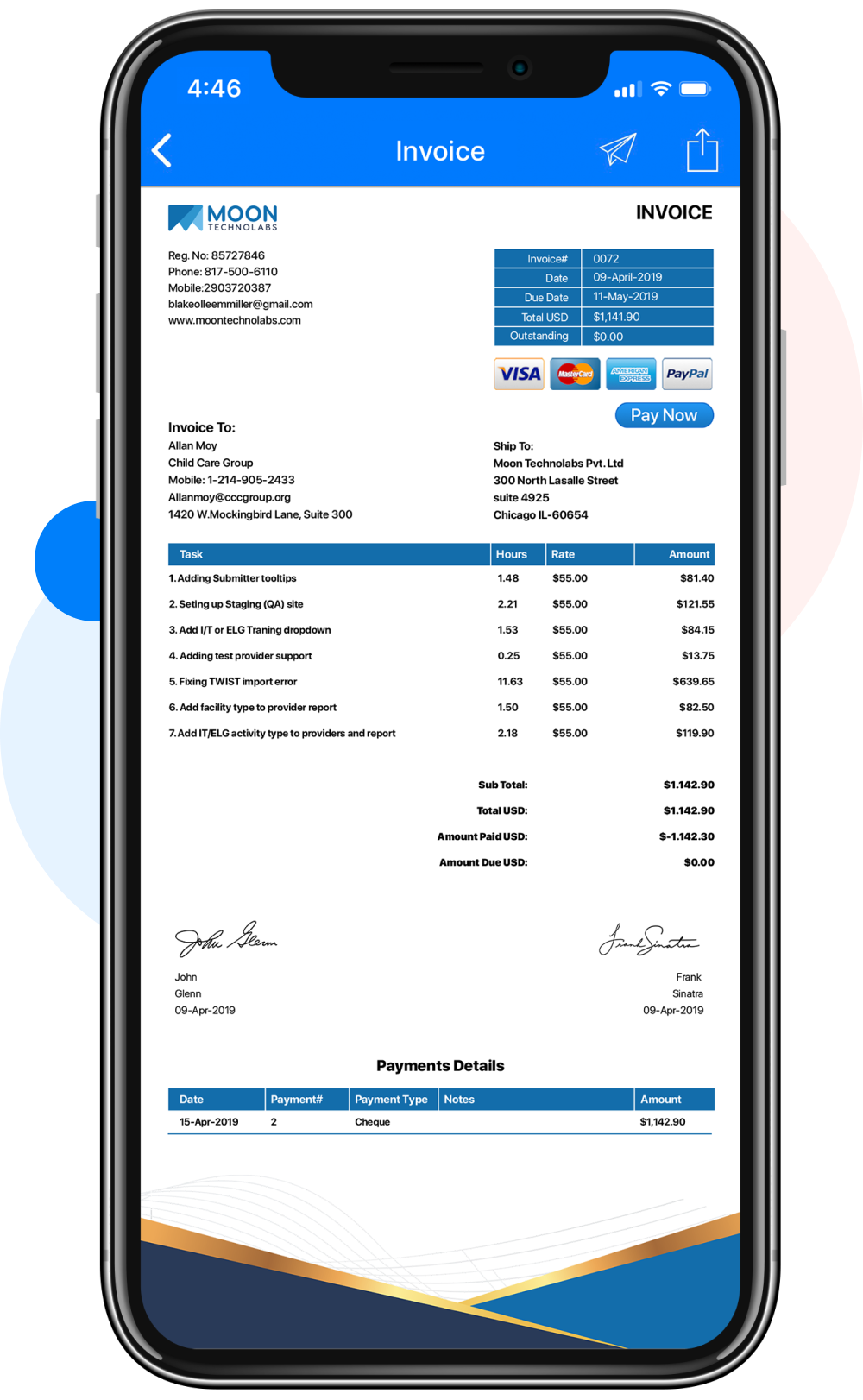 moon invoice pro review moon invoice pro review